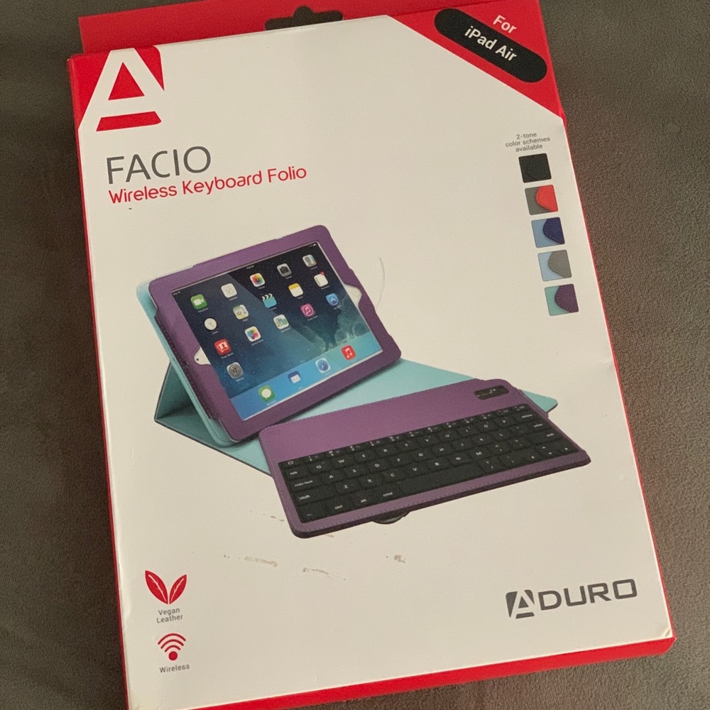 IPad Air Case with Bluetooth Removable Keyboard